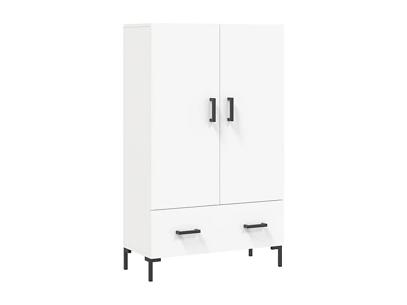 bahut commode armoire bois blanche 69.5 x 31 x 115 cm 02_0032508