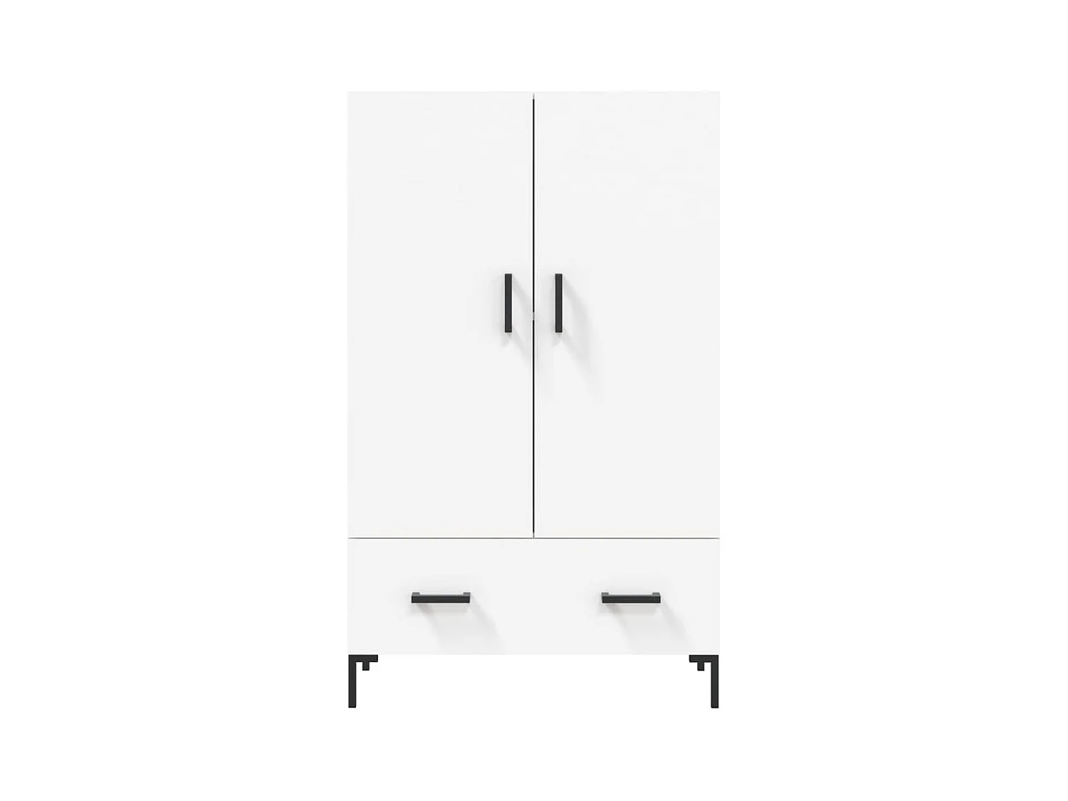 Credenza cassettiera cassettiera mobile contenitore organizer cucina soggiorno soggiorno alto 69,5 x 31 x 115 cm derivati ​​del legno bianco 02_0032508