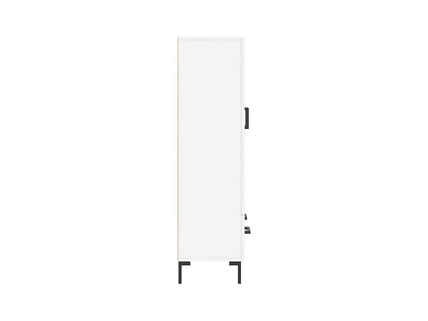 Credenza cassettiera cassettiera mobile contenitore organizer cucina soggiorno soggiorno alto 69,5 x 31 x 115 cm derivati ​​del legno bianco 02_0032508