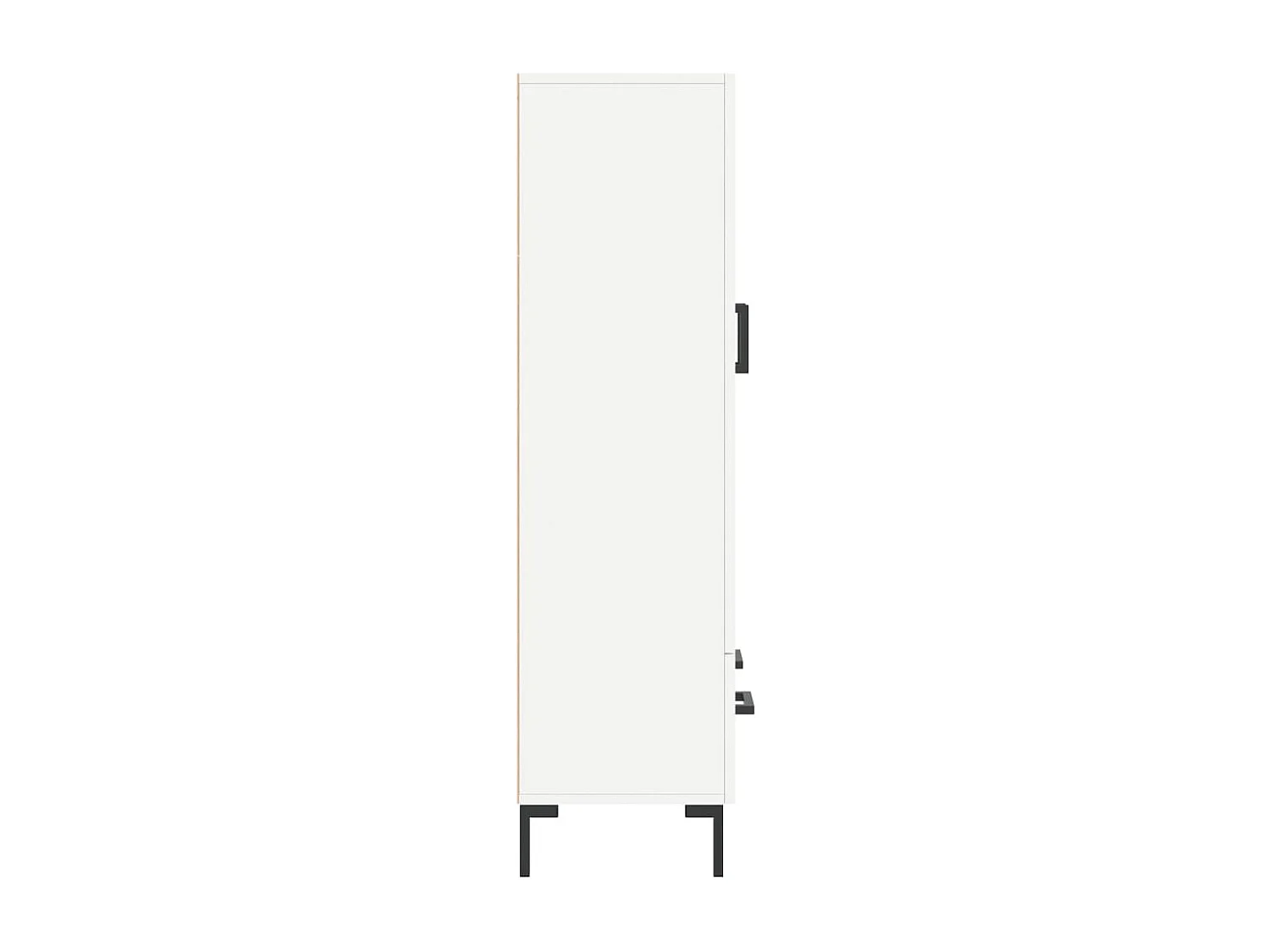 Credenza cassettiera cassettiera mobile contenitore organizer cucina soggiorno soggiorno alto 69,5 x 31 x 115 cm derivati ​​del legno bianco 02_0032508