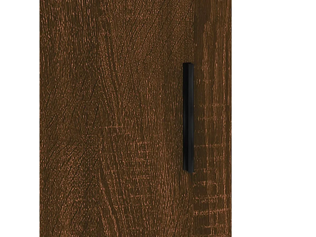 Aparador buffet cómoda mueble mueble de almacenamiento organizador cocina salón salón 34,5 x 34 x 90 cm madera contrachapada marrón 02_0031196
