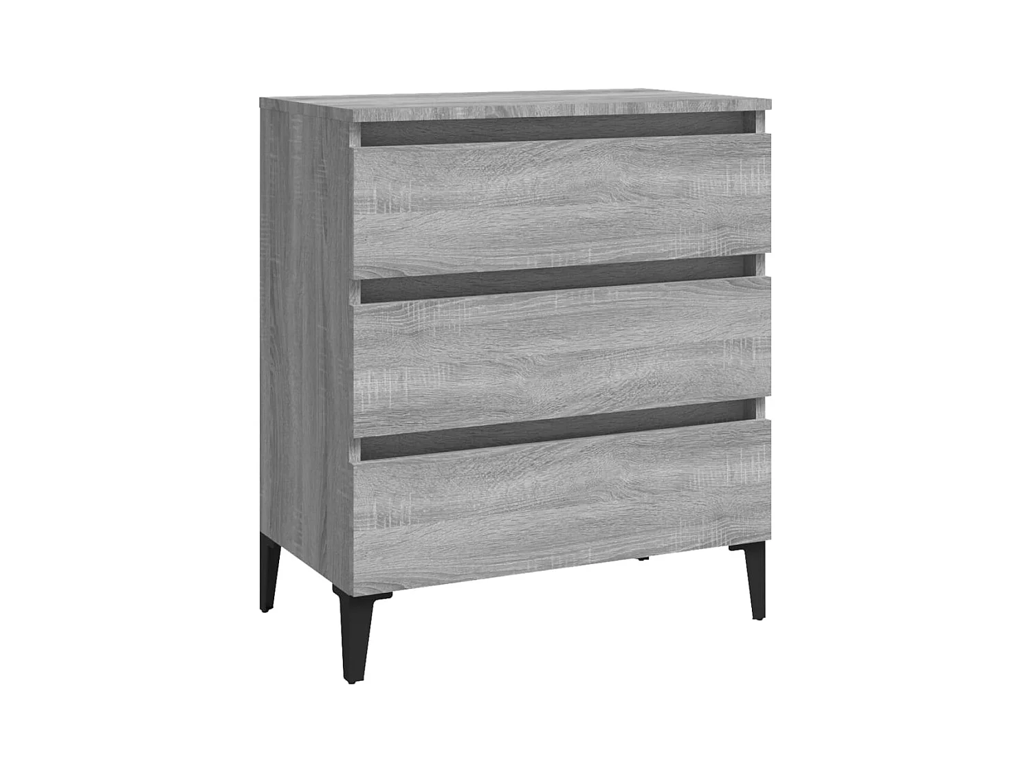 Aparador buffet cômoda armário organizador cozinha sala salonsonoma 60 x 35 x 69 cm madeira trabalhada cinza 02_0036392