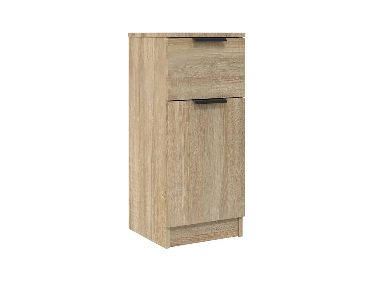 Aparador buffet cômoda armário organizador cozinha sala sala Sonoma 30 x 30 x 70 cm madeira trabalhada marrom 02_0031498