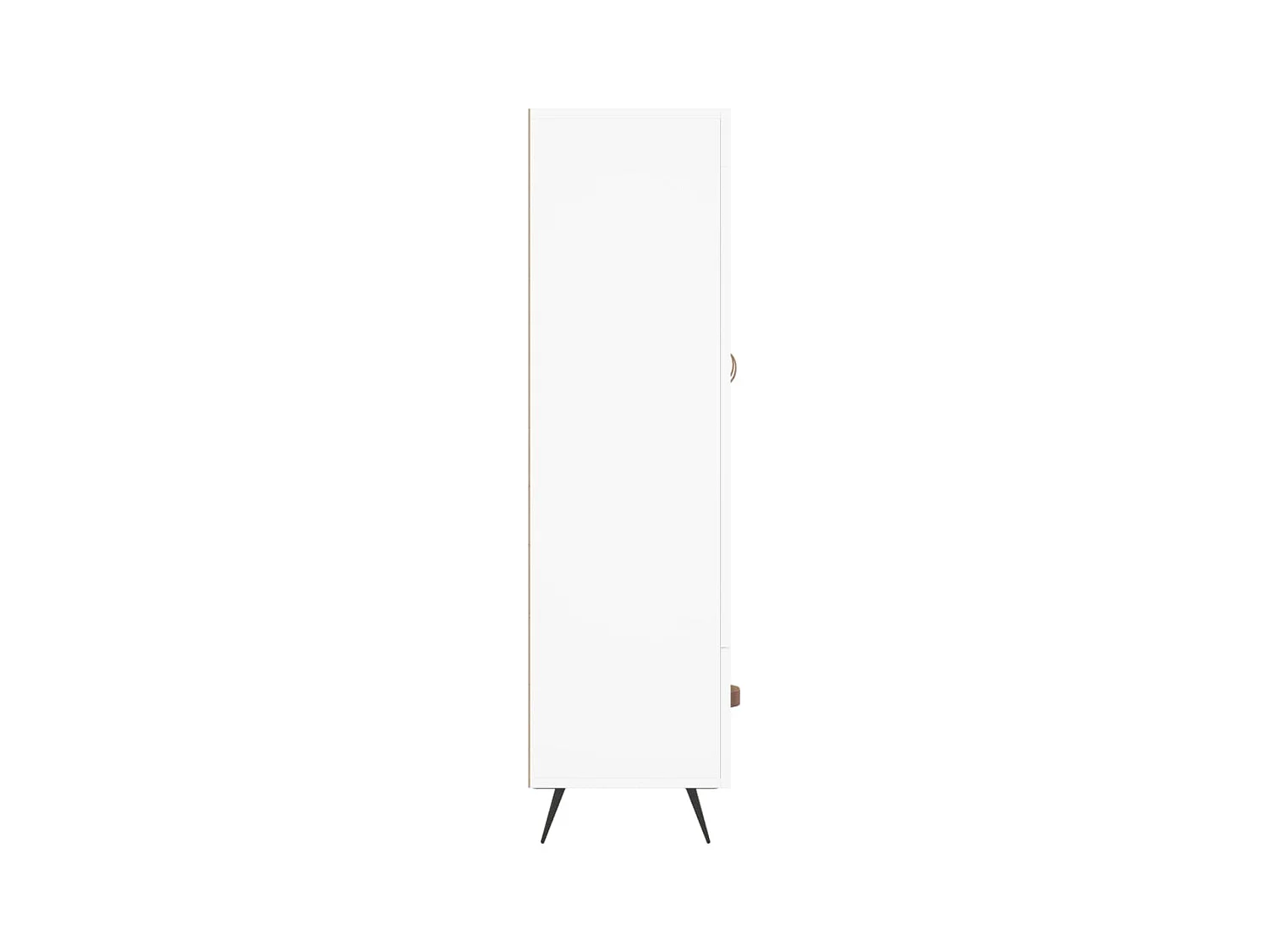 Credenza buffet cassettiera mobile contenitore organizer cucina soggiorno soggiorno alto 69,5 x 31 x 115 cm derivati ​​del legno bianco 02_0032505