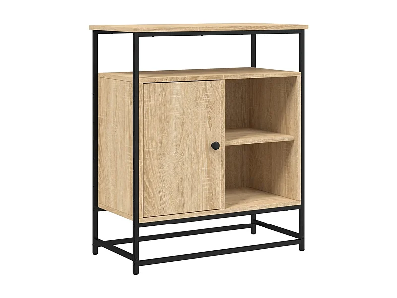 Credenza cassettiera cassettiera mobile contenitore organizer cucina soggiorno soggiorno Sonoma 69 x 35 x 80 cm derivati ​​del legno marrone 02_0031690