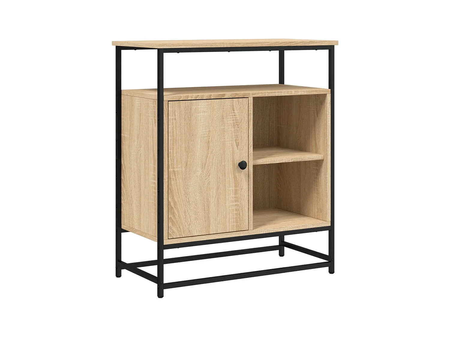 Credenza cassettiera cassettiera mobile contenitore organizer cucina soggiorno soggiorno Sonoma 69 x 35 x 80 cm derivati ​​del legno marrone 02_0031690