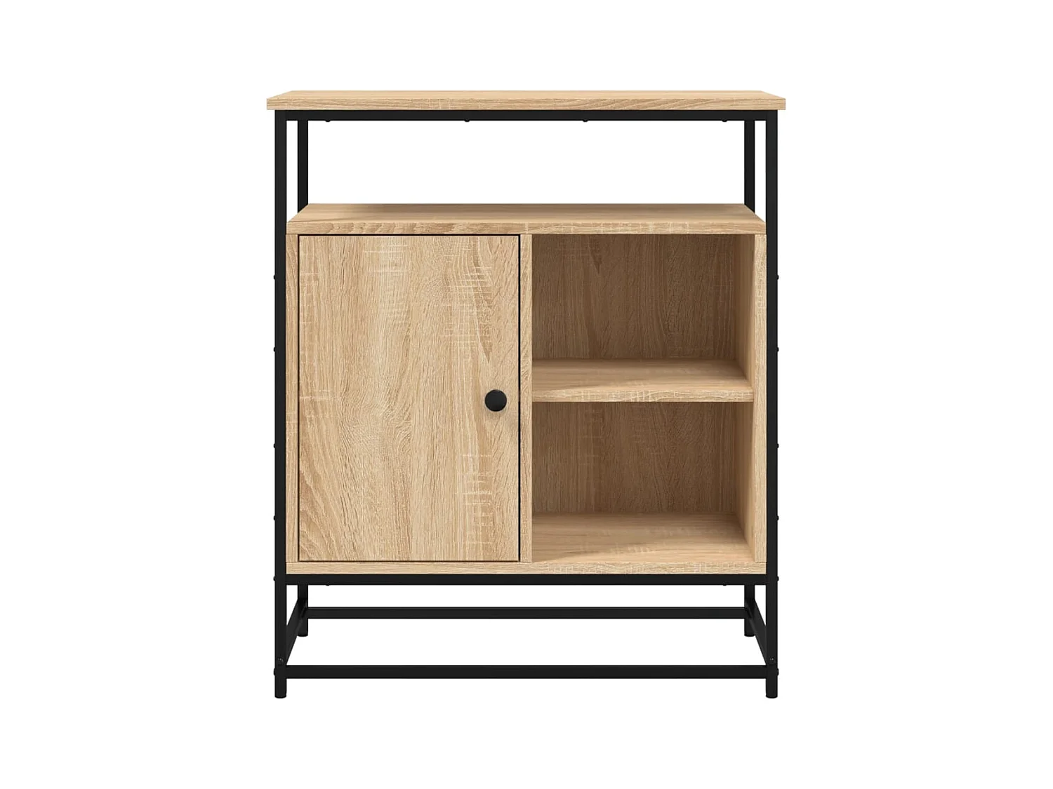 Credenza cassettiera cassettiera mobile contenitore organizer cucina soggiorno soggiorno Sonoma 69 x 35 x 80 cm derivati ​​del legno marrone 02_0031690