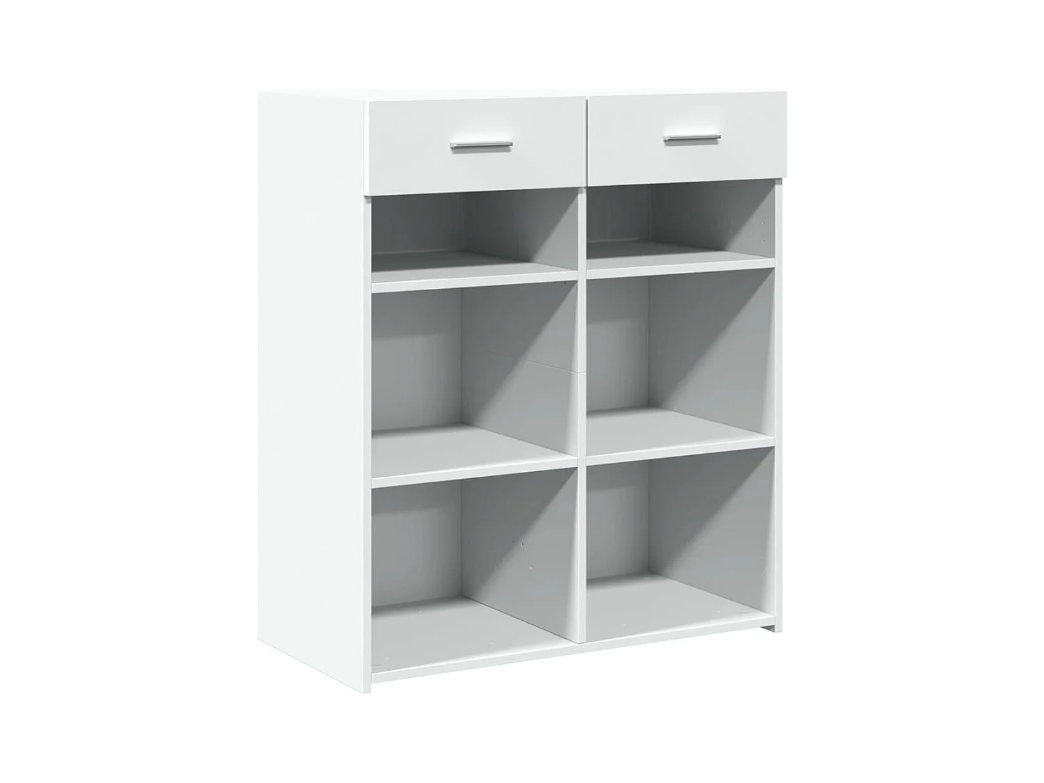 Credenza buffet cassettiera mobile contenitore organizer cucina soggiorno soggiorno 80 x 42,5 x 93 cm derivati ​​del legno bianco 02_0030520