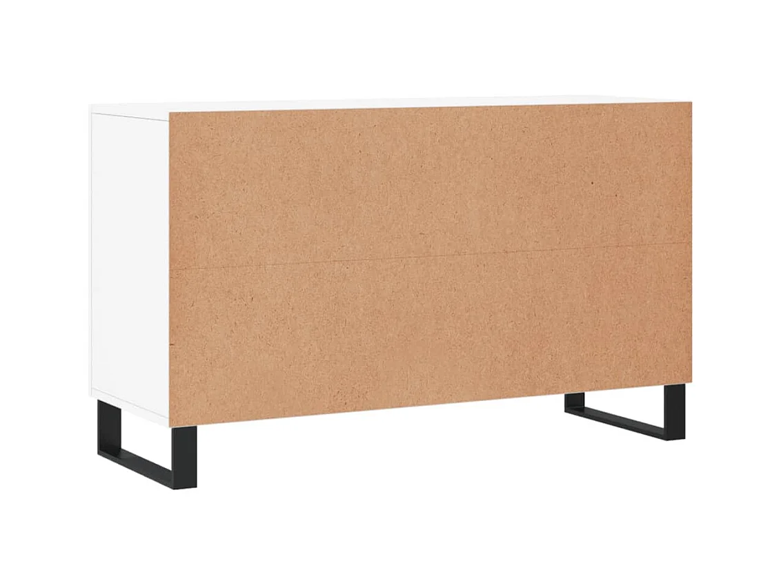 bahut commode armoire bois blanche 100 x 36 x 60 cm 02_0030163