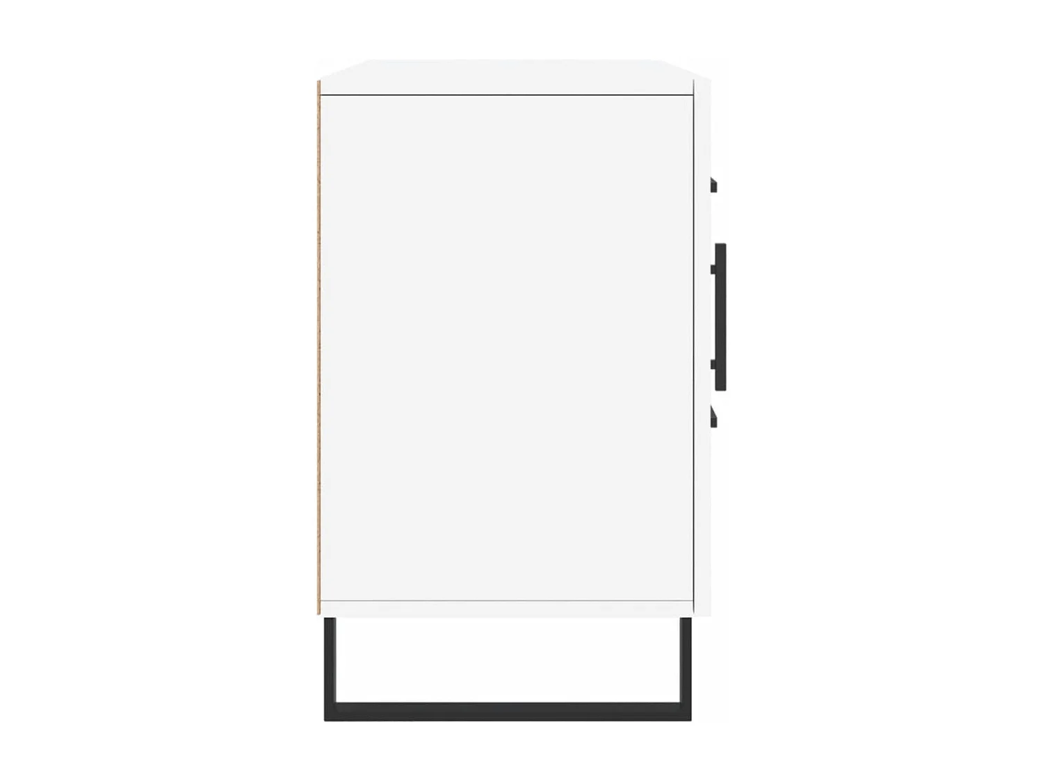 Aparador buffet cómoda armario mueble organizador cocina salón salón 100 x 36 x 60 cm madera contrachapada blanco 02_0030163