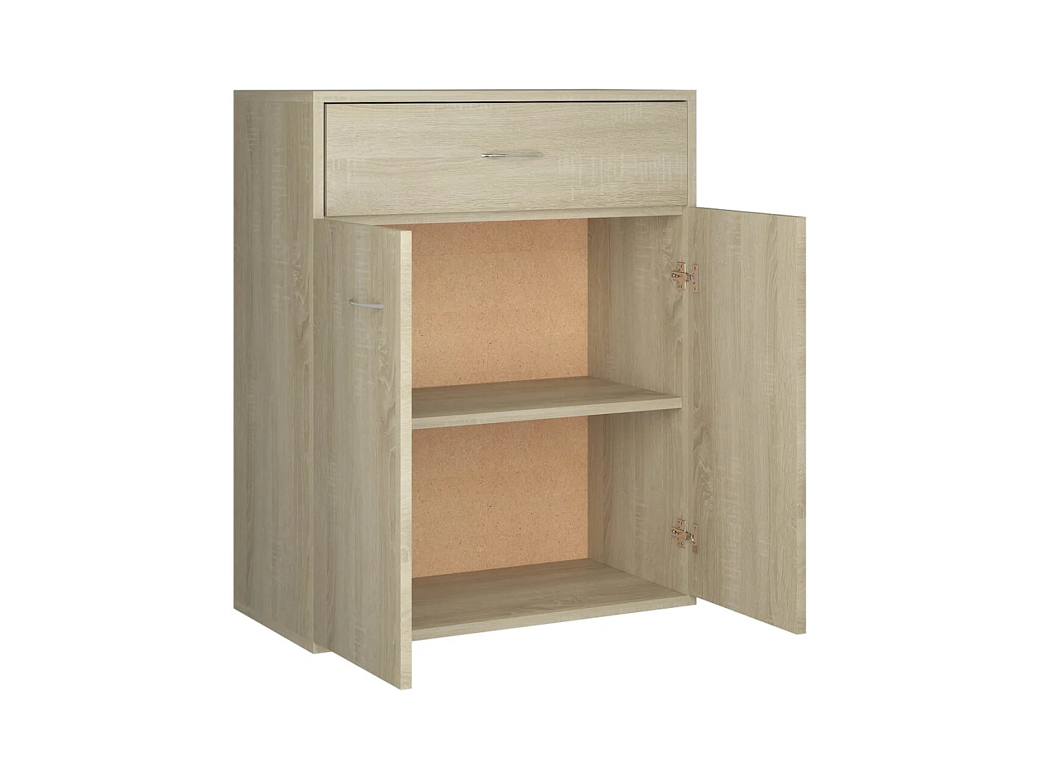 Aparador buffet cómoda armario unidad de almacenamiento organizador cocina salón salón Sonoma 60 x 30 x 75 cm madera contrachapada marrón 02_0031589