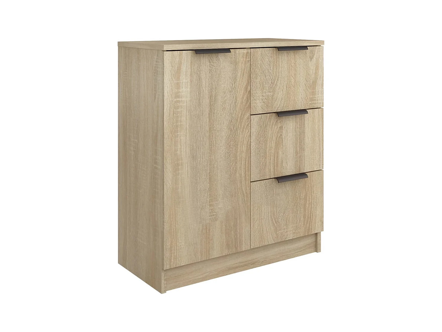 Aparador aparador cômoda armário organizador cozinha sala sala Sonoma 60 x 30 x 70 cm madeira trabalhada marrom 02_0031586