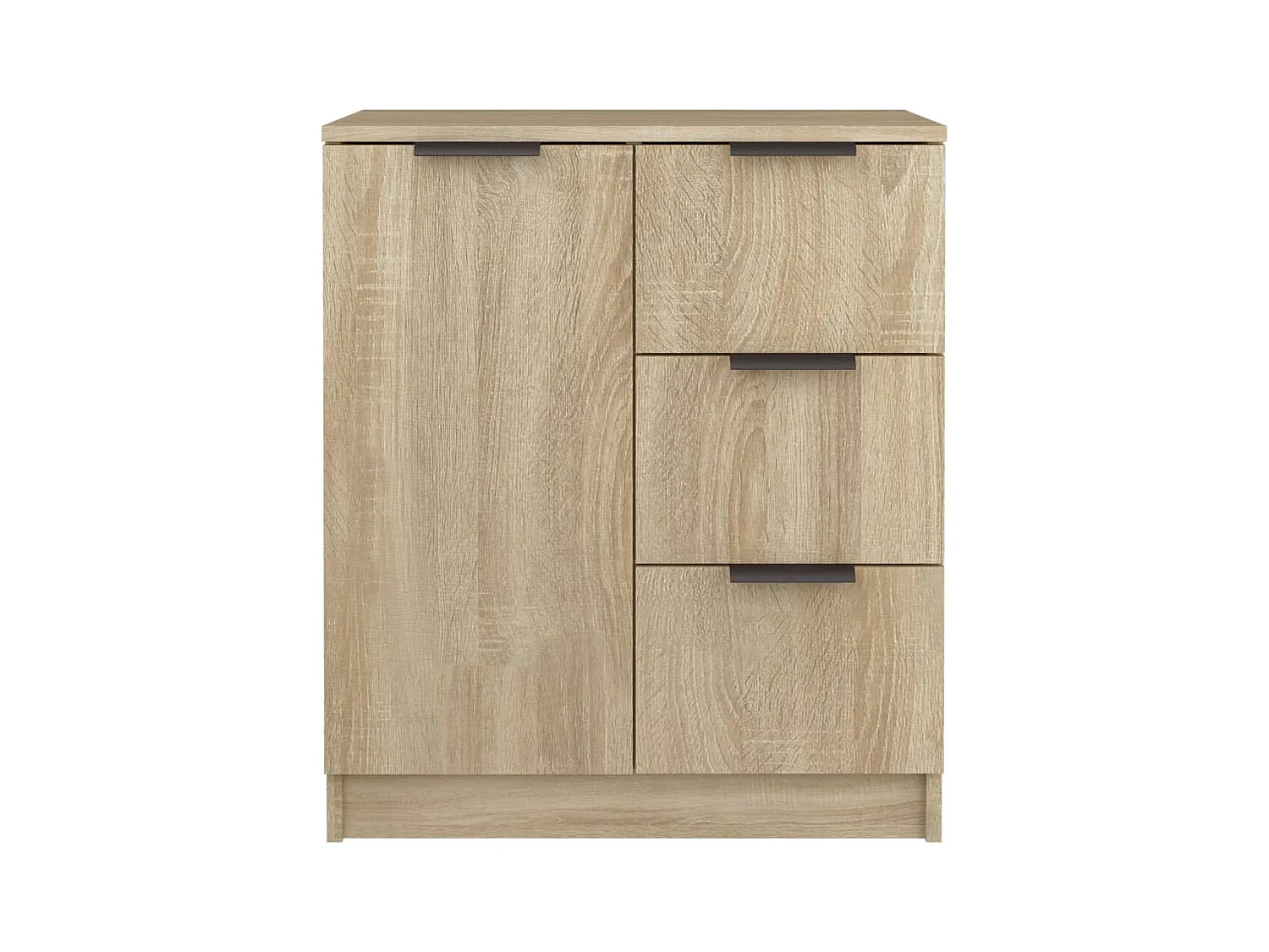 Aparador aparador cômoda armário organizador cozinha sala sala Sonoma 60 x 30 x 70 cm madeira trabalhada marrom 02_0031586