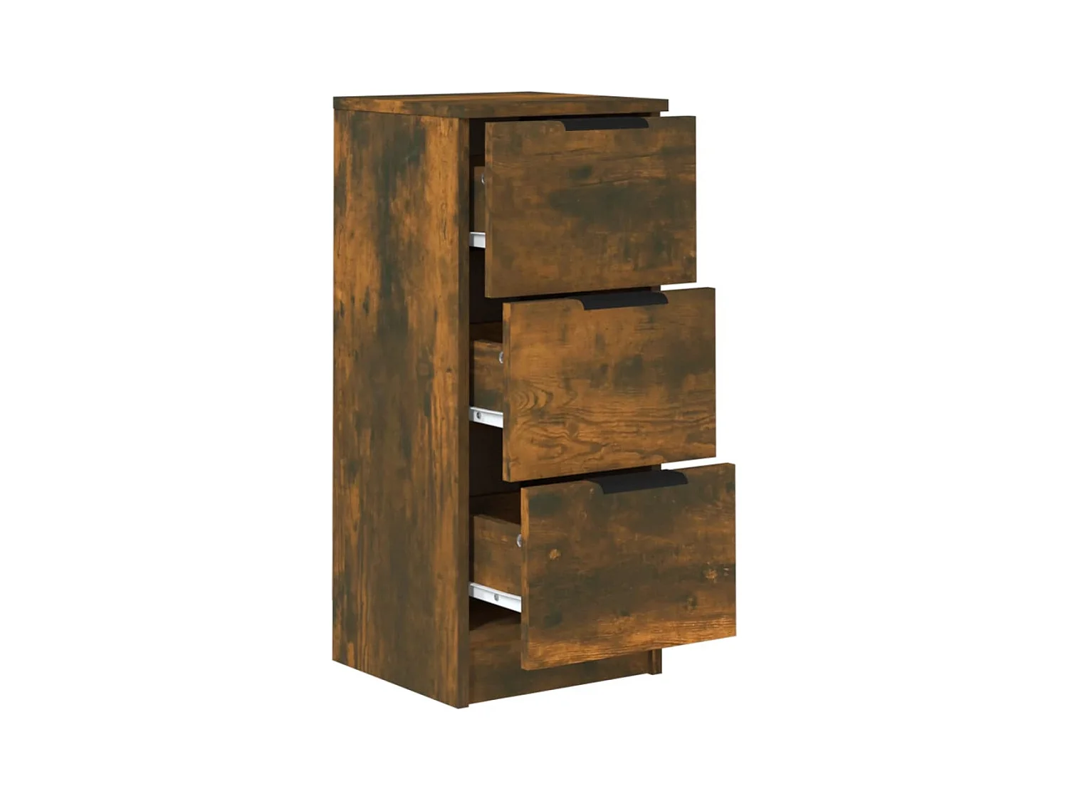 Credenza buffet cassettiera mobile contenitore organizer cucina soggiorno soggiorni set da 2 30 x 30 x 70 cm MDF marrone 02_0036724