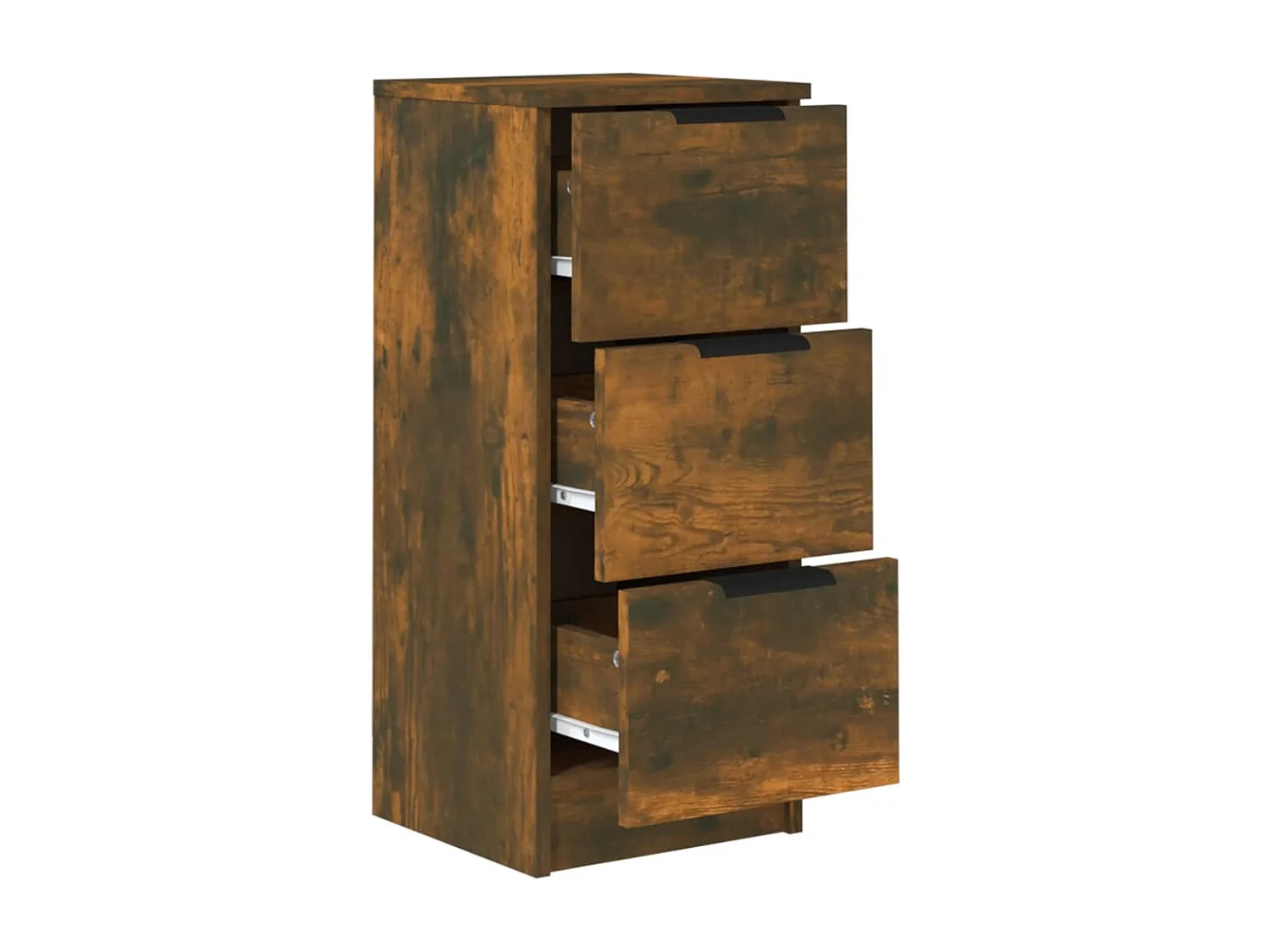 Credenza buffet cassettiera mobile contenitore organizer cucina soggiorno soggiorni set da 2 30 x 30 x 70 cm MDF marrone 02_0036724