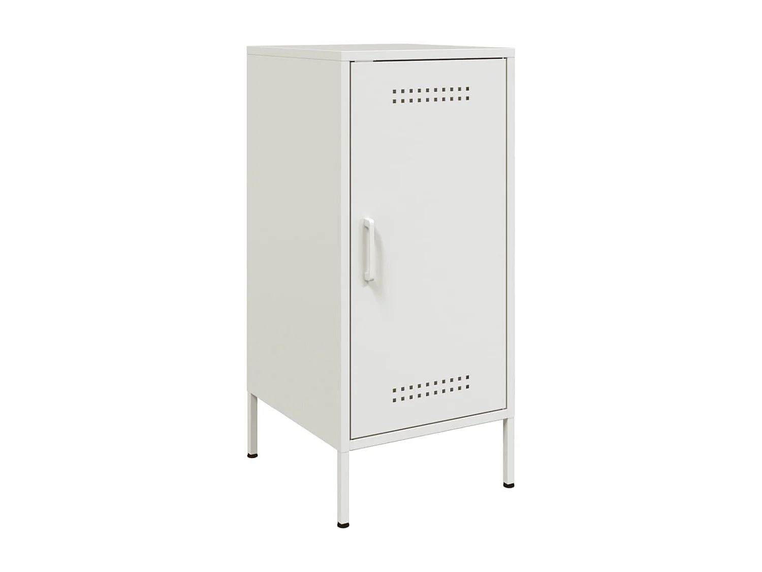 Aparador cômoda armário armário organizador cozinha sala sala 36 x 39 x 79 cm aço branco 02_0030290