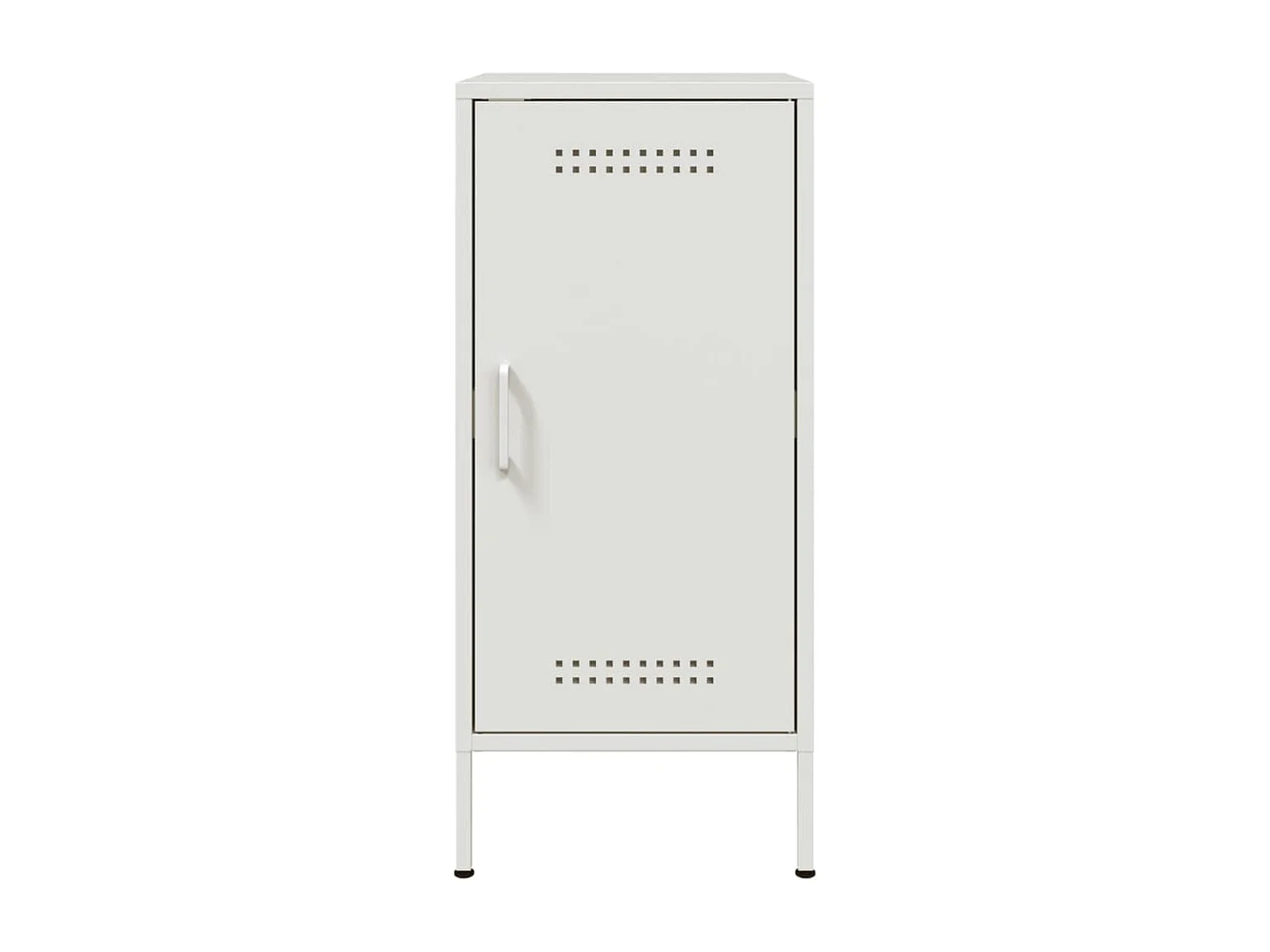 Aparador cômoda armário armário organizador cozinha sala sala 36 x 39 x 79 cm aço branco 02_0030290