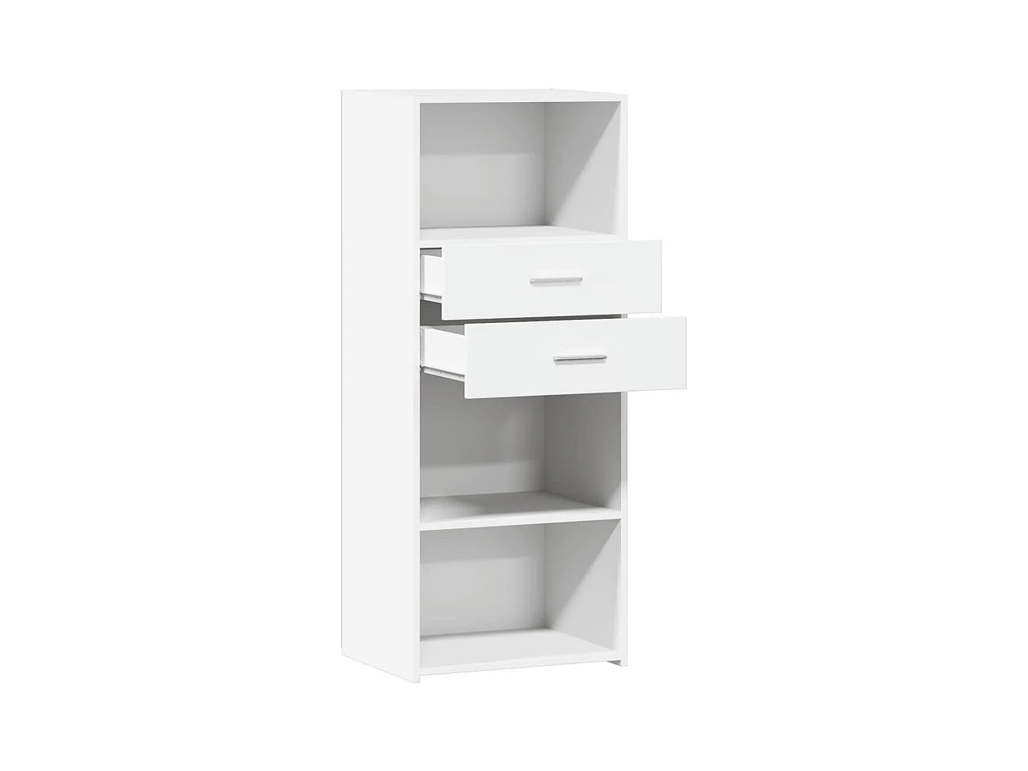 bahut commode armoire bois blanche 50 x 42.5 x 124 cm 02_0032460