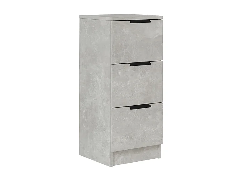 Aparador buffet cómoda mueble mueble de almacenamiento organizador cocina salón salón 30 x 30 x 70 cm madera contrachapada gris 02_0031860