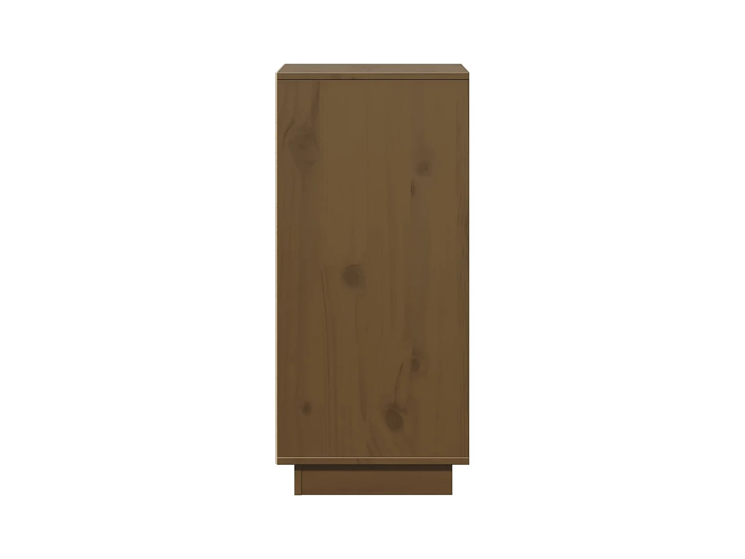 Aparador buffet cómoda armario unidad de almacenamiento organizador cocina salón salón juego de 2 31,5 x 34 x 75 cm madera maciza de pino marrón 02_0036884