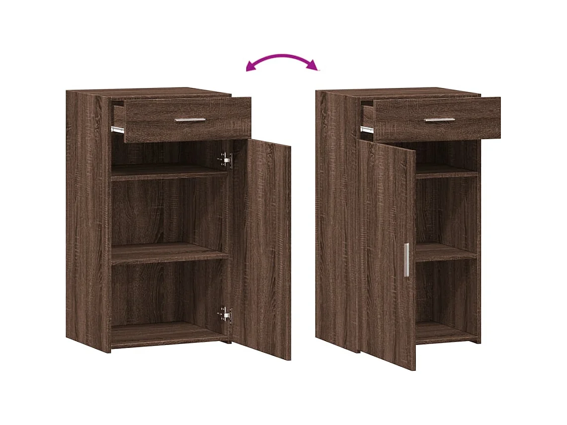 bahut commode armoire bois marron 50 x 42.5 x 93 cm 02_0031267