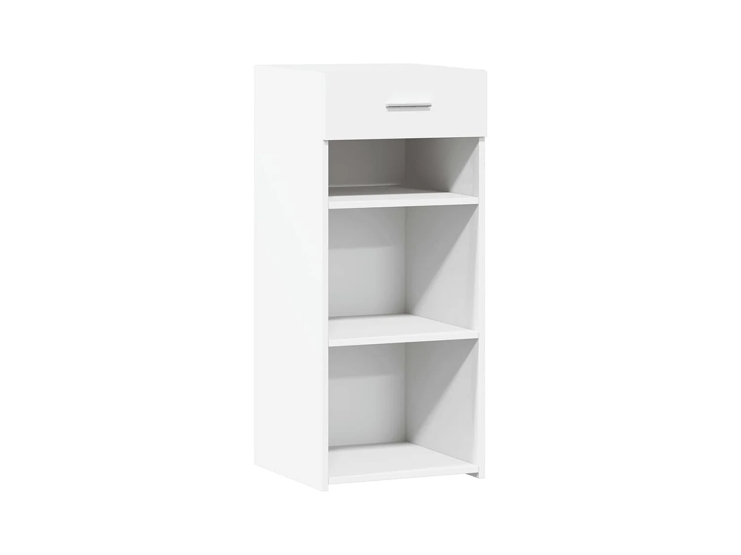 Credenza buffet cassettiera mobile contenitore organizer cucina soggiorno soggiorno 40 x 42,5 x 93 cm derivati ​​del legno bianco 02_0030310