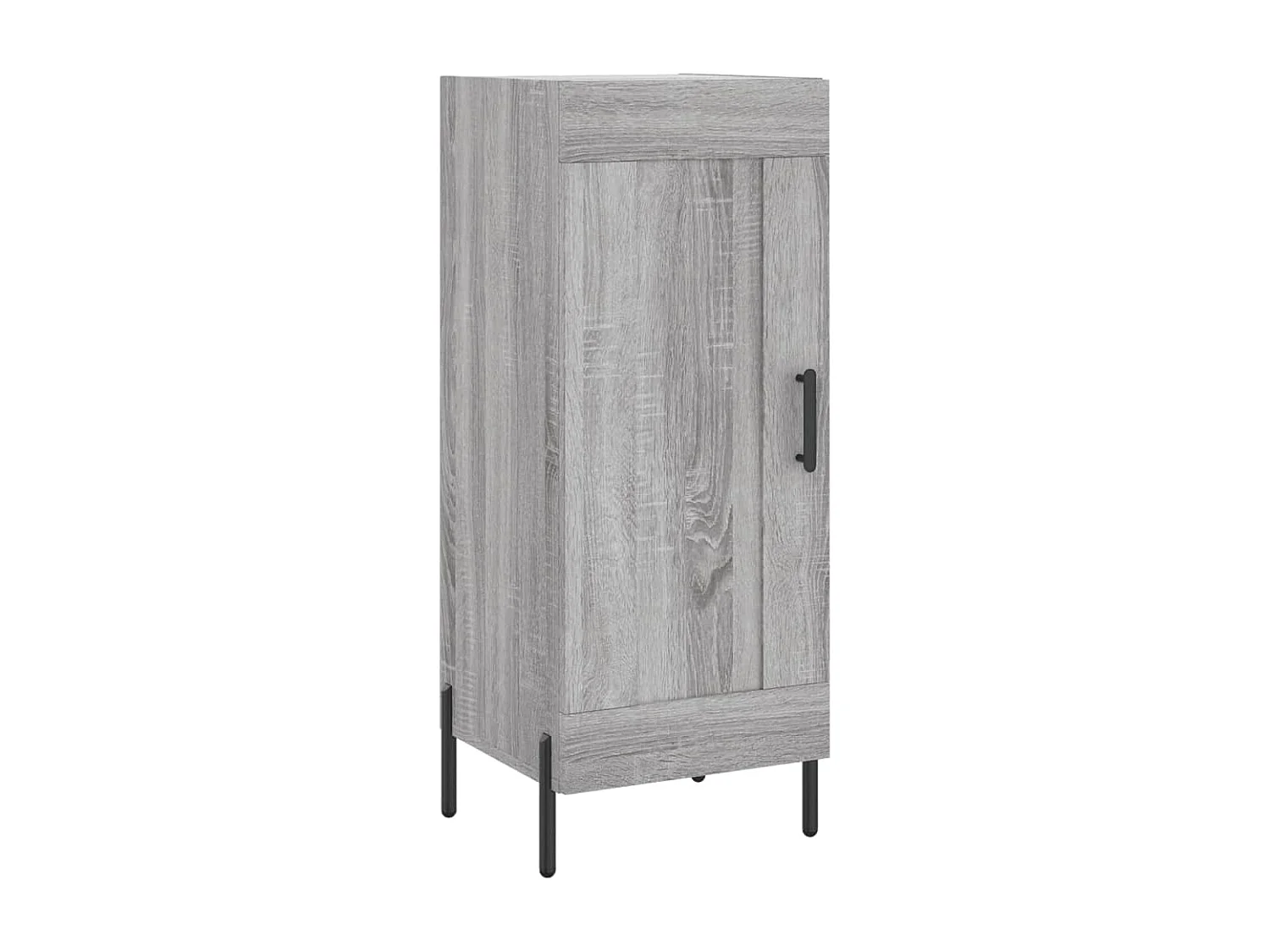 Aparador buffet cómoda armario unidad de almacenamiento organizador cocina salón salón Sonoma 34,5 x 34 x 90 cm madera contrachapada gris 02_0036334
