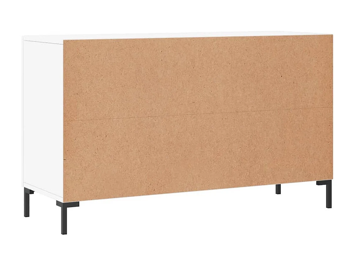 Aparador cómoda cómoda mueble mueble de almacenaje organizador cocina salón salón 100 x 36 x 60 cm madera contrachapada blanco 02_0030165