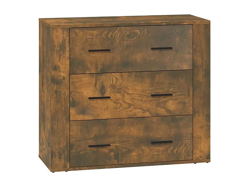 Credenza buffet cassettiera mobile contenitore organizer cucina soggiorno soggiorno 80 x 33 x 70 cm derivati ​​del legno marrone 02_0031110