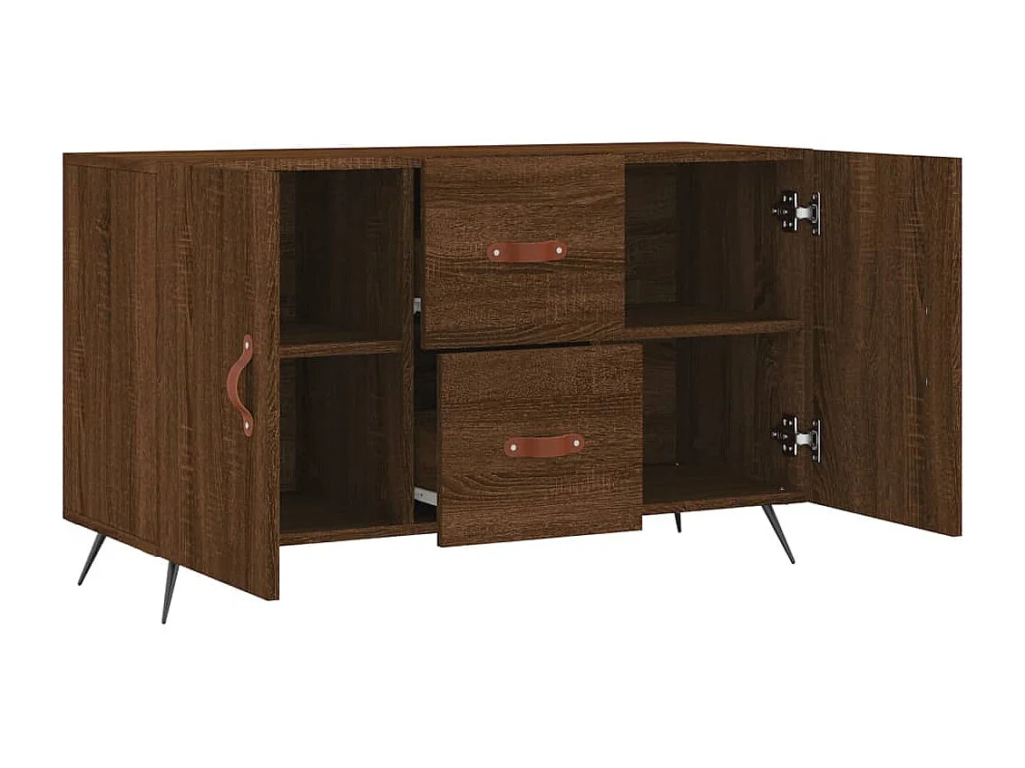 bahut commode armoire bois marron 100 x 36 x 60 cm 02_0031154