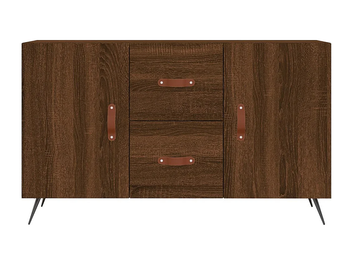 bahut commode armoire bois marron 100 x 36 x 60 cm 02_0031154