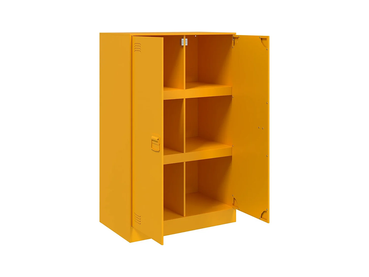 bahut commode armoire jaune 67 x 39 x 107 cm 02_0035696