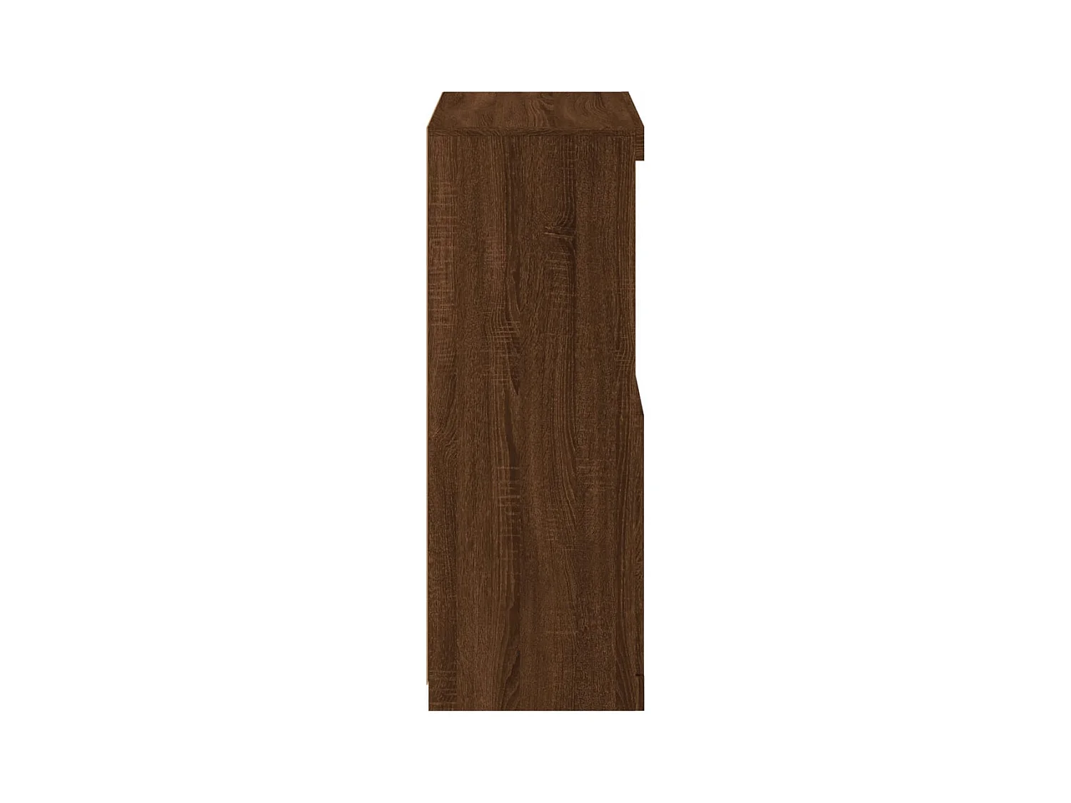 Aparador buffet cómoda armario mueble organizador cocina salón salón con luces LED 60,5 x 37 x 100 cm marrón 02_0029926