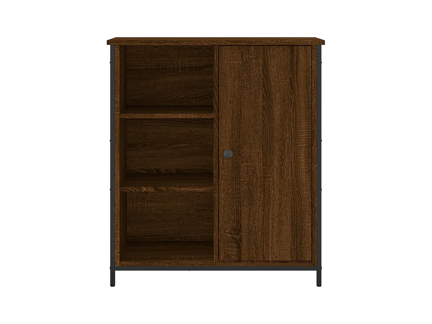 Credenza buffet cassettiera mobile contenitore organizer cucina soggiorno soggiorno 70 x 30 x 80 cm derivati ​​del legno marrone 02_0031395