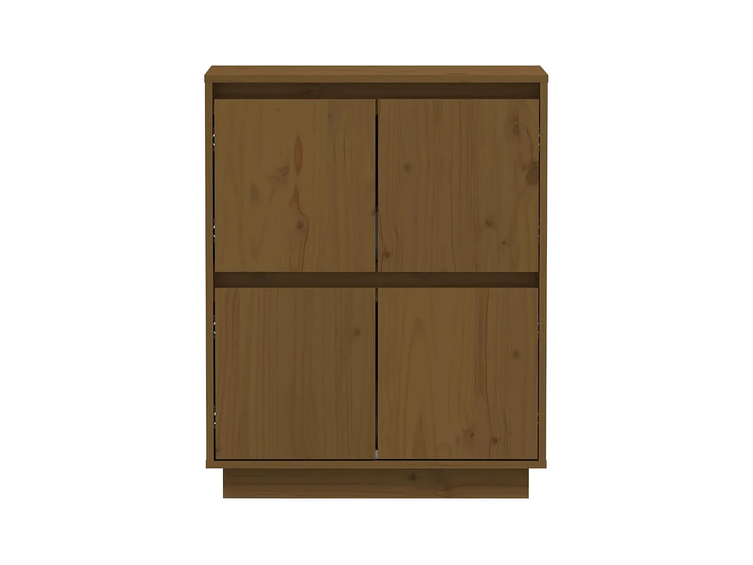 Credenza buffet cassettiera mobile contenitore organizer cucina soggiorno soggiorno 60 x 34 x 75 cm legno di pino massiccio marrone 02_0035750