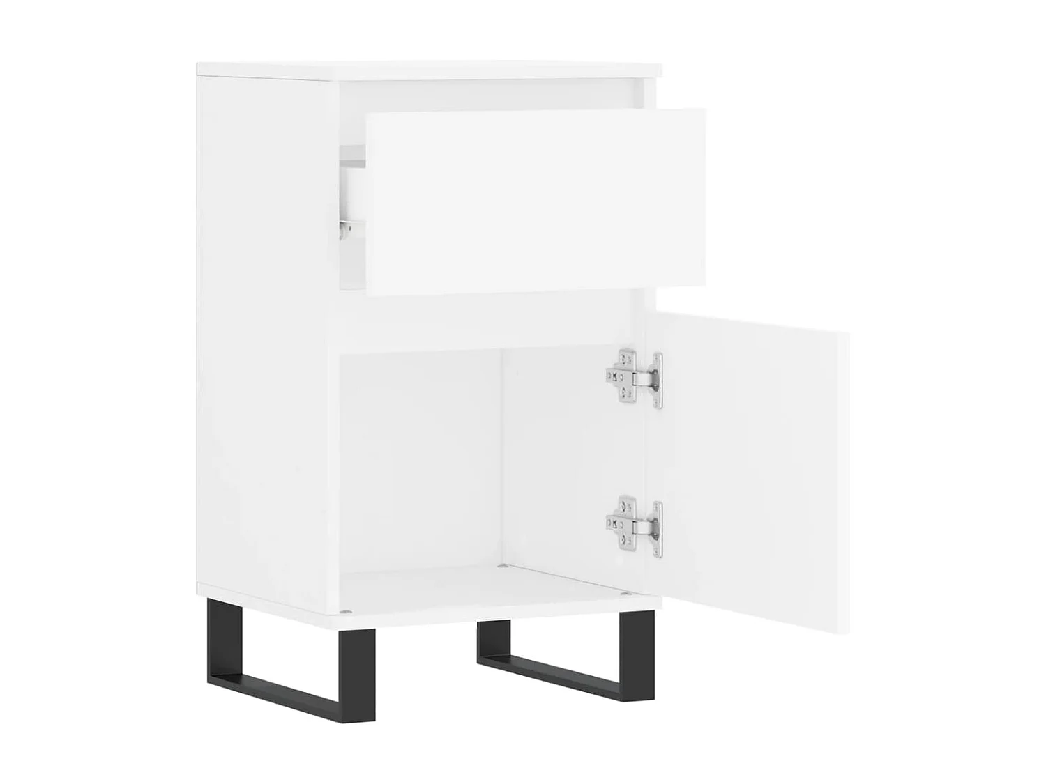 Buffet aparador cômoda armário unidade de armazenamento organizador cozinha sala sala 40 x 35 x 70 cm madeira artificial branca 02_0030305