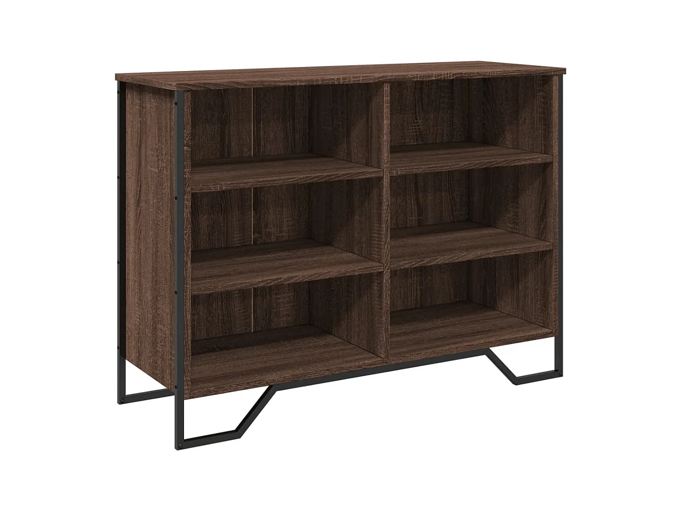 Aparador buffet cómoda mueble mueble de almacenaje organizador cocina salón salón 101 x 35,5 x 74,5 cm madera contrachapada marrón 02_0031159