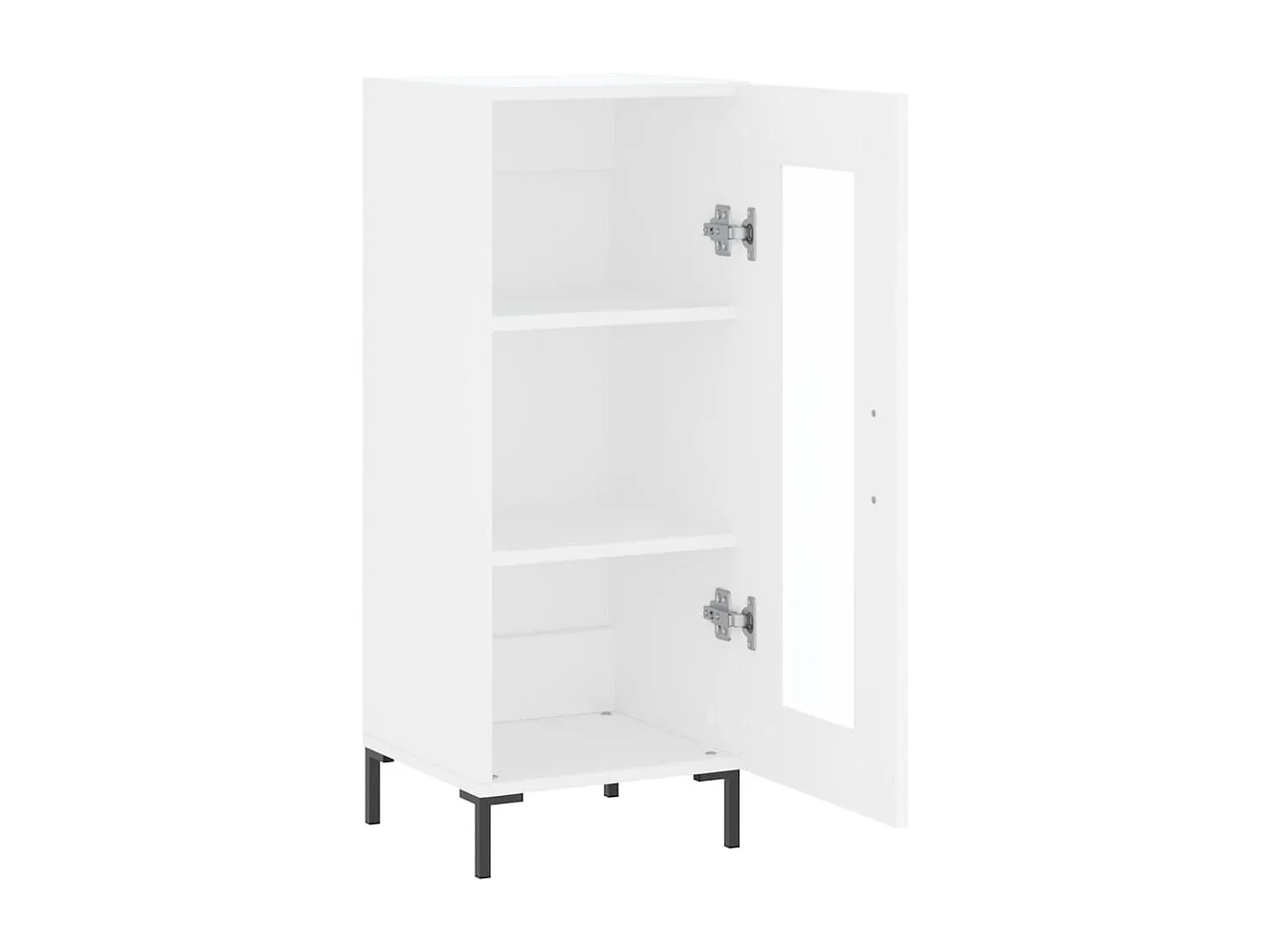 Credenza buffet cassettiera mobile contenitore organizer cucina soggiorno soggiorno 34,5 x 34 x 90 cm derivati ​​del legno bianco 02_0030241