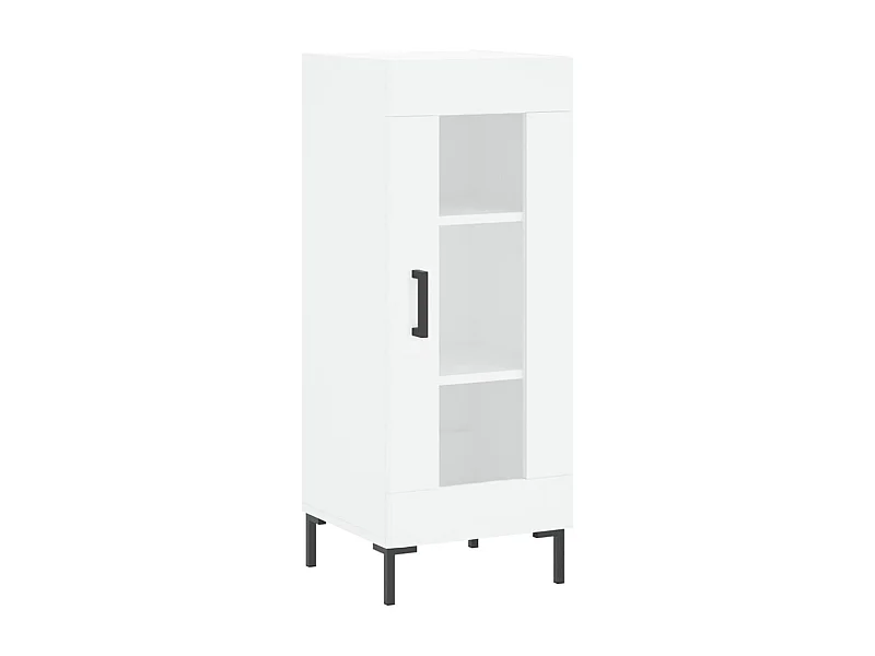 Credenza buffet cassettiera mobile contenitore organizer cucina soggiorno soggiorno 34,5 x 34 x 90 cm derivati ​​del legno bianco 02_0030241