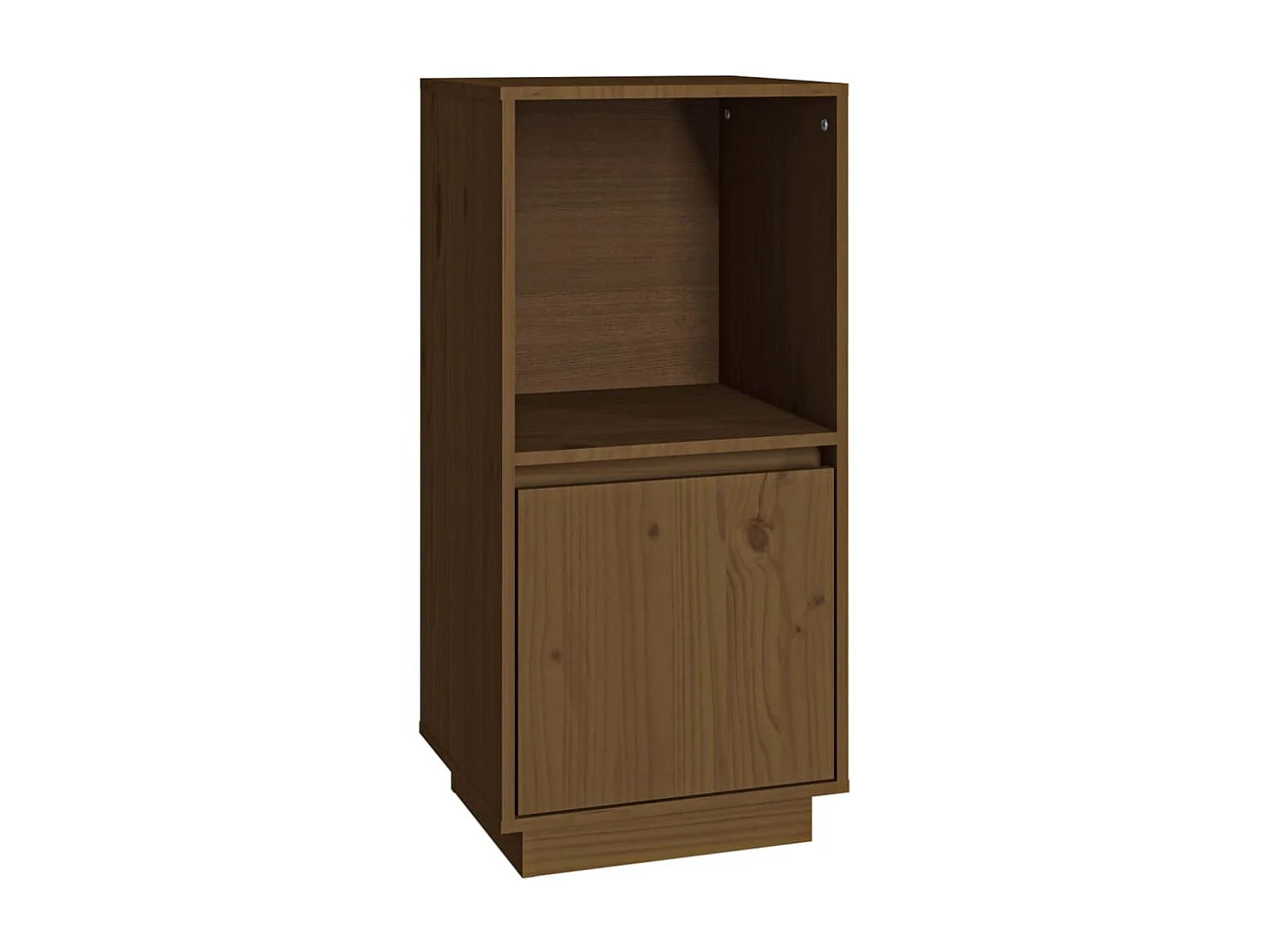 Aparador cômoda armário armário organizador cozinha sala sala 38 x 35 x 80 cm madeira maciça de pinho marrom 02_0035746