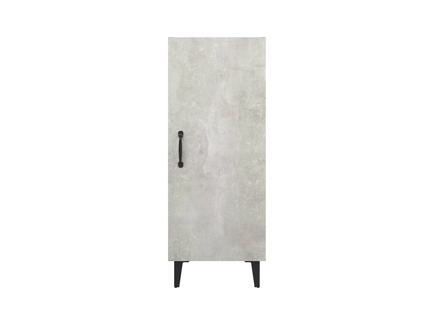 Credenza buffet cassettiera mobile contenitore organizer cucina soggiorno soggiorno 34,5 x 34 x 90 cm derivati ​​del legno grigio 02_0031894