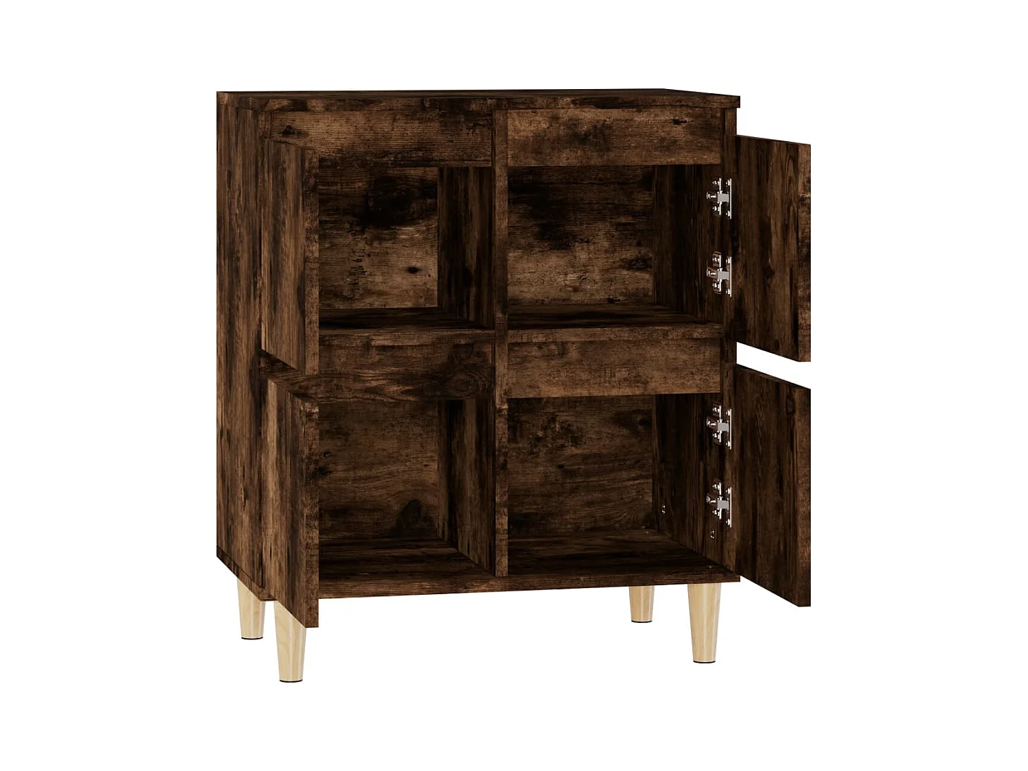 Credenza buffet cassettiera mobile contenitore organizer cucina soggiorno soggiorno 60 x 35 x 70 cm derivati ​​del legno marrone 02_0030976