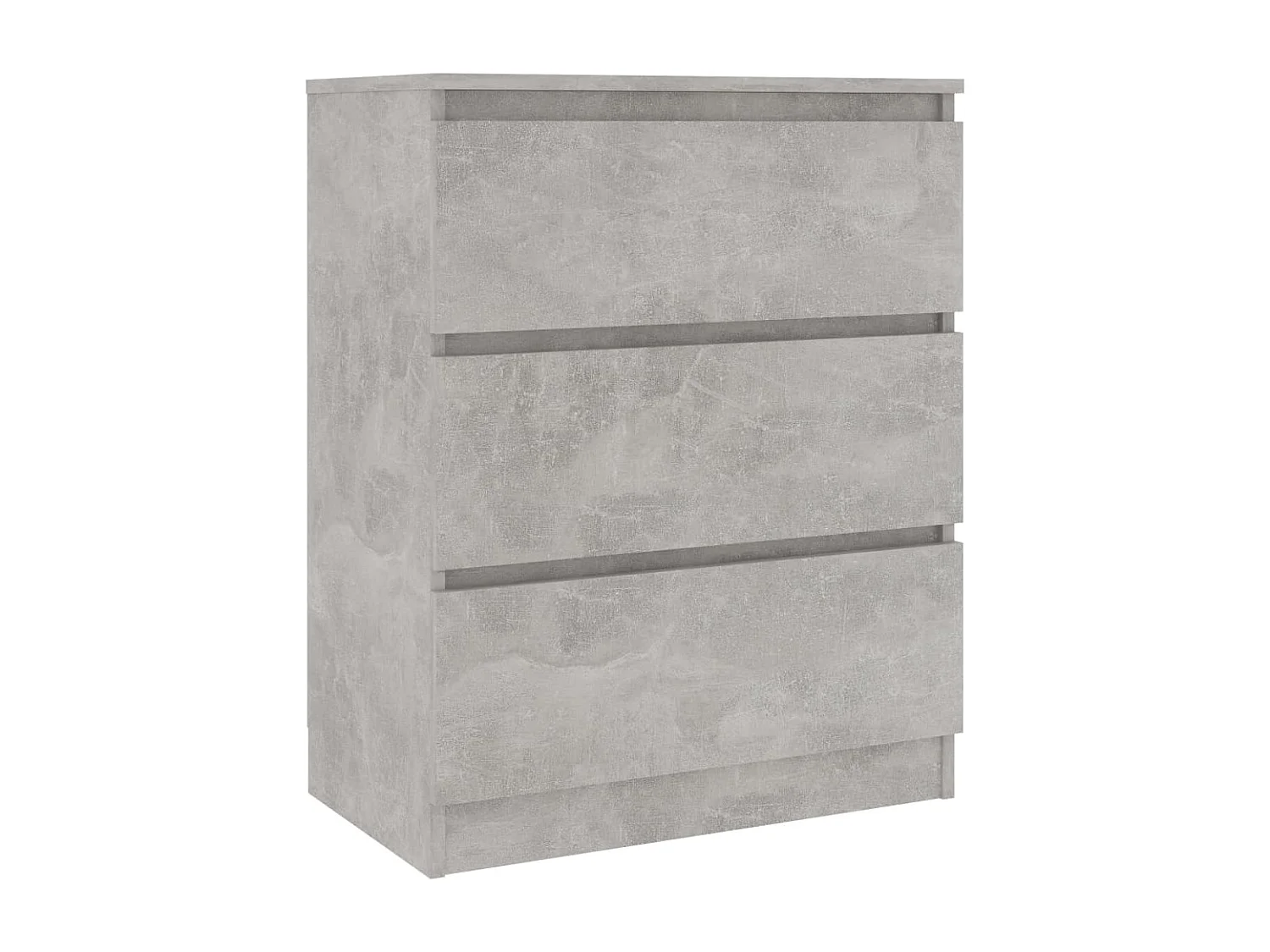 Aparador buffet cómoda mueble mueble de almacenaje organizador cocina salón salón 60 x 35 x 76 cm madera contrachapada gris 02_0031991