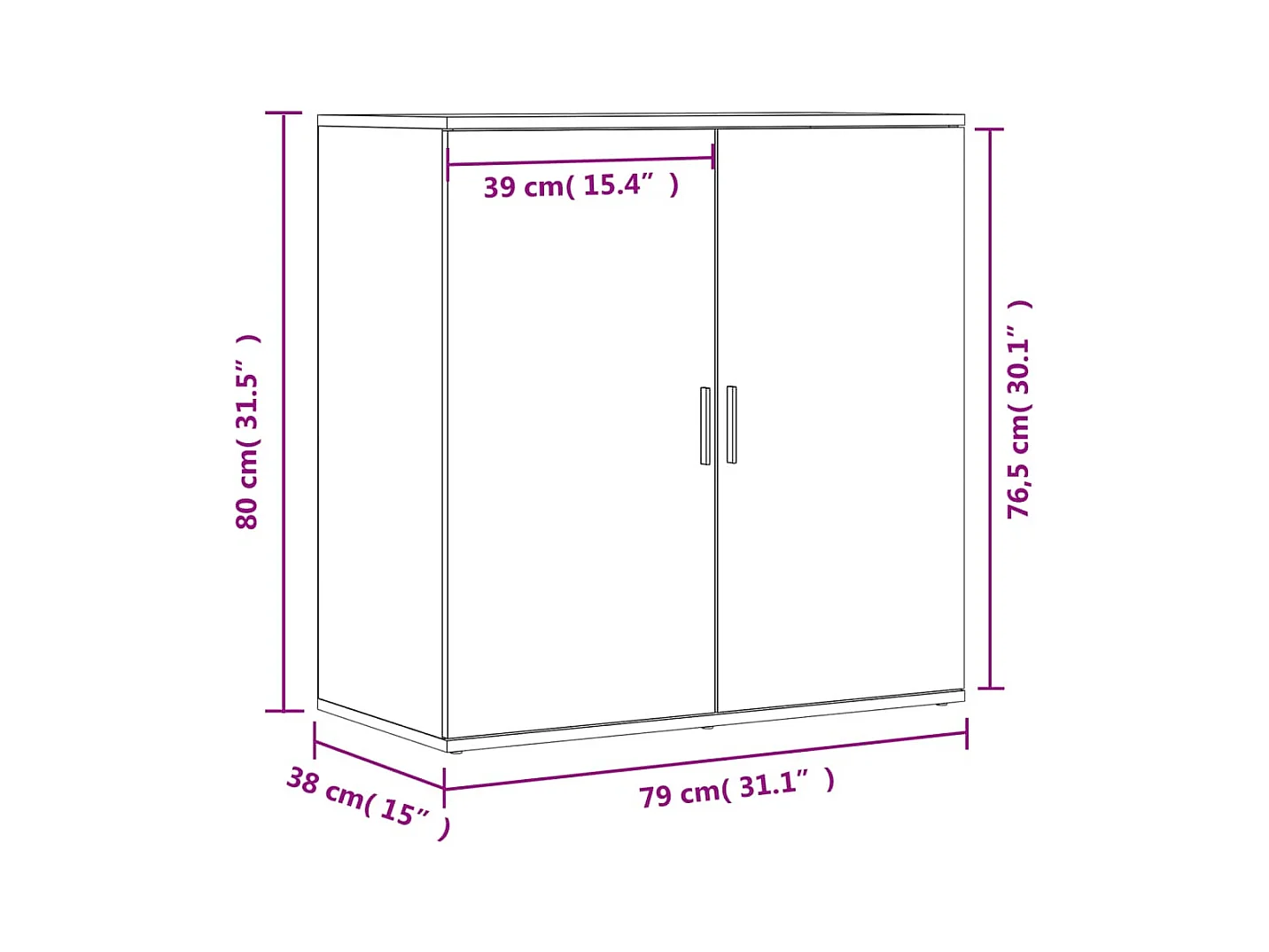 bahut commode armoire bois marron 79 x 38 x 80 cm 02_0036750