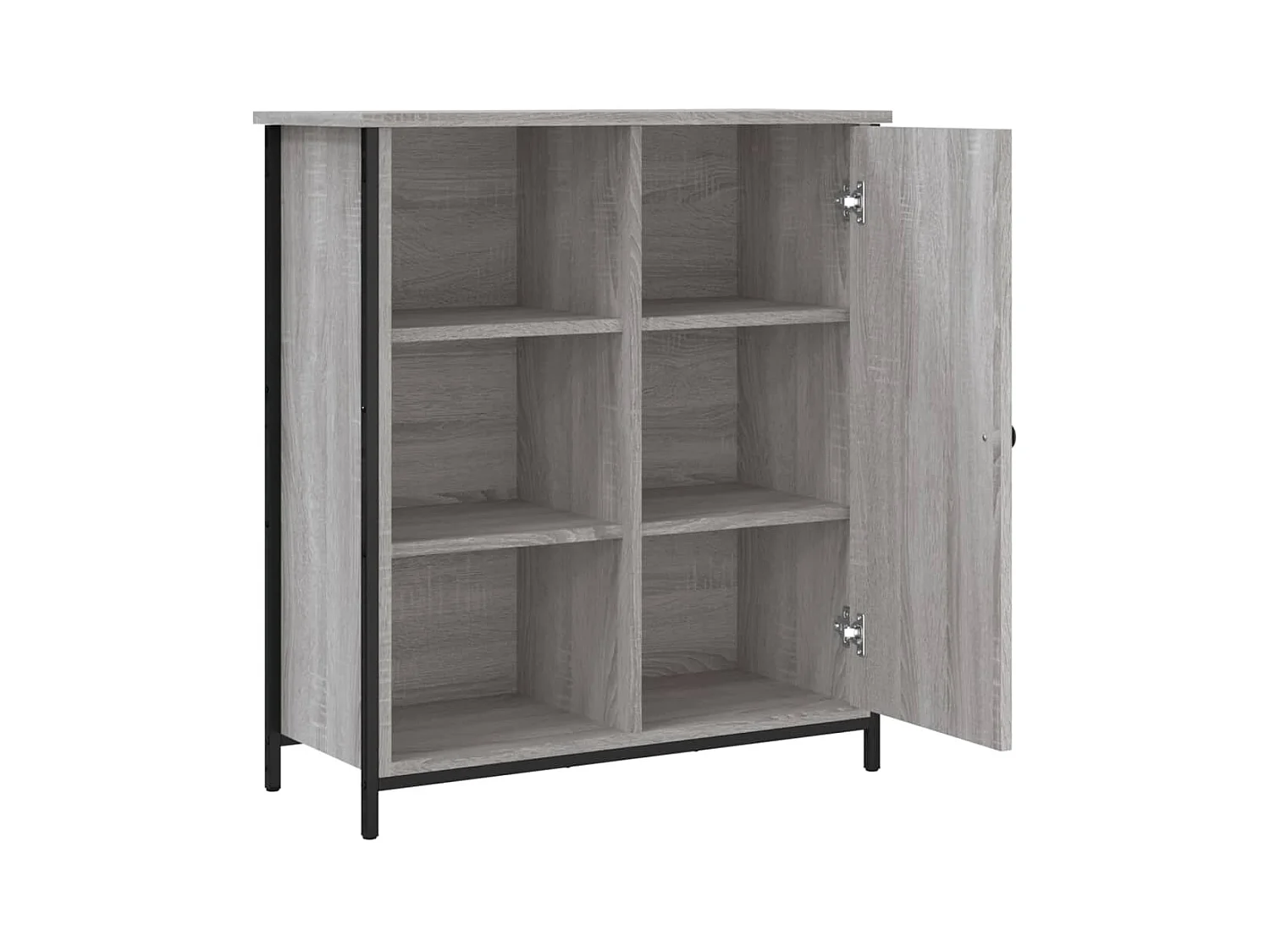Credenza buffet cassettiera mobile contenitore organizer cucina soggiorno salonsonoma 70 x 30 x 80 cm pannelli compositi grigio 02_0036500