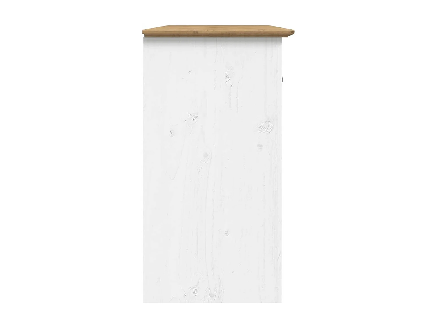 Credenza buffet cassettiera mobile contenitore organizer cucina soggiorno soggiorno BODO e 115,5 x 44 x 80 cm legno massello di pino marrone 02_0030802