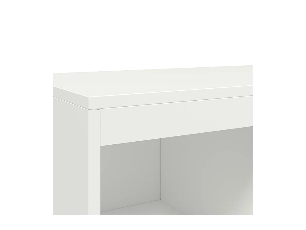 Aparador cómoda cómoda armario mueble organizador cocina salón salón alto 68 x 39 x 111,5 cm acero blanco 02_0032487