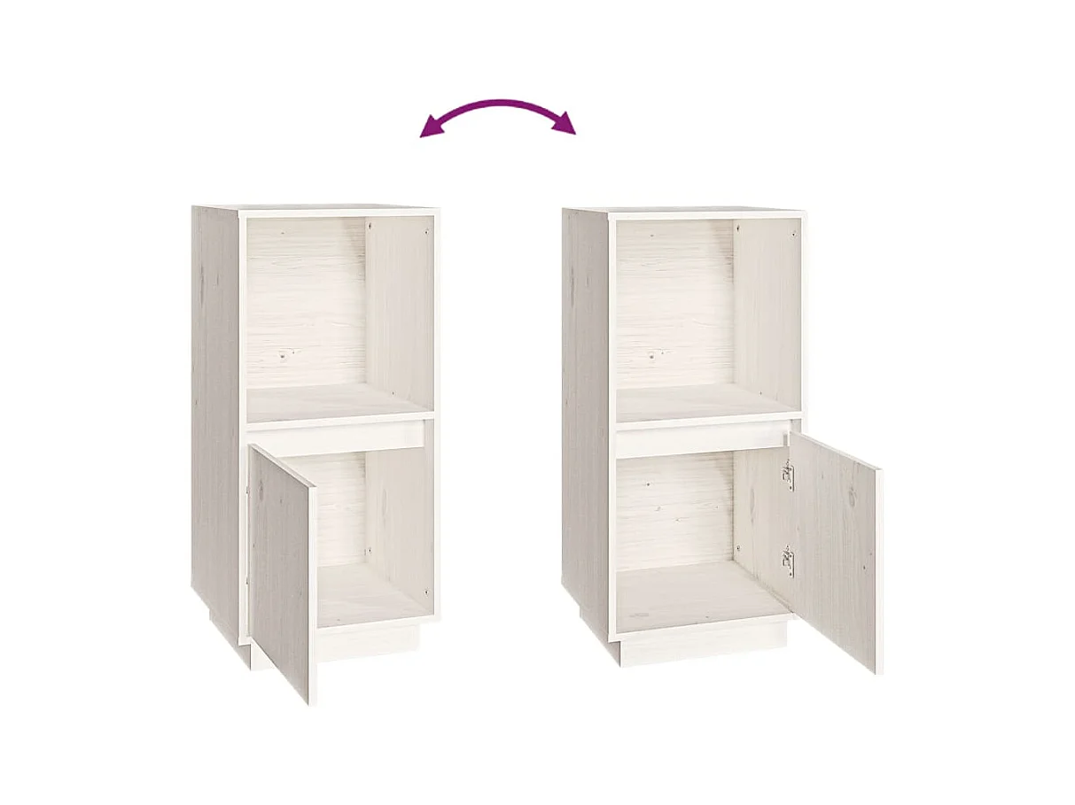 bahut commode armoire bois blanche 38 x 35 x 80 cm 02_0030292