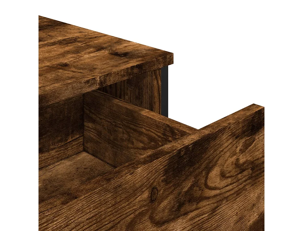 Credenza cassettiera cassettiera mobile contenitore organizer cucina soggiorno soggiorno 79,5 x 35,5 x 74,5 cm derivati ​​del legno marrone 02_0031100