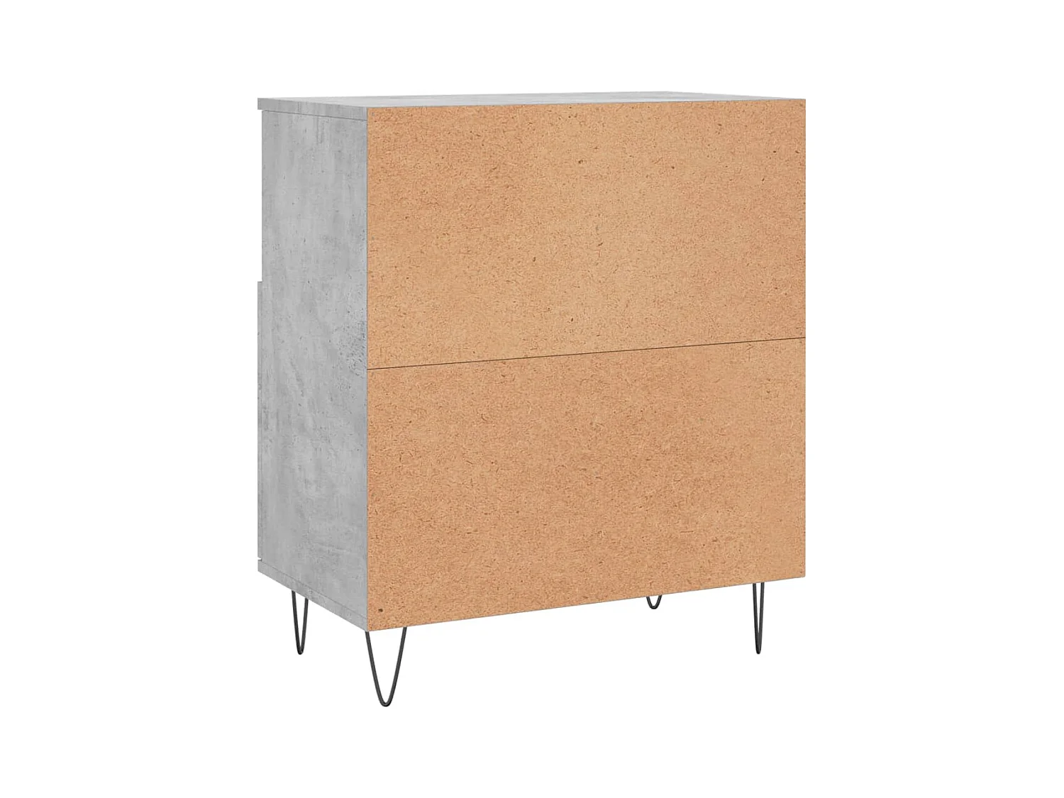 Credenza buffet cassettiera mobile contenitore organizer cucina soggiorno soggiorni 3 pz derivati ​​del legno grigio 02_0037133